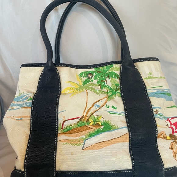 J.Crew beach patterned canvas bag - Picture 11 of 12